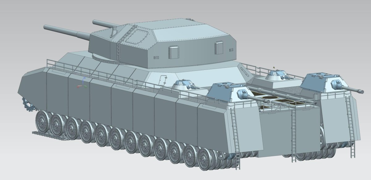 Танк Landkreuzer p1000 Ratte