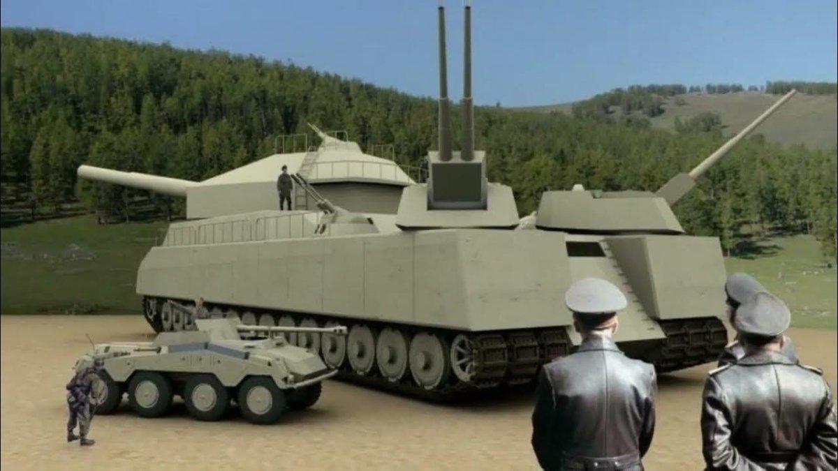 Танк Landkreuzer p1000 Ratte