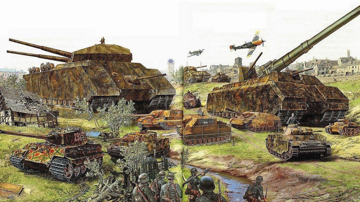 Танк Landkreuzer p 1000