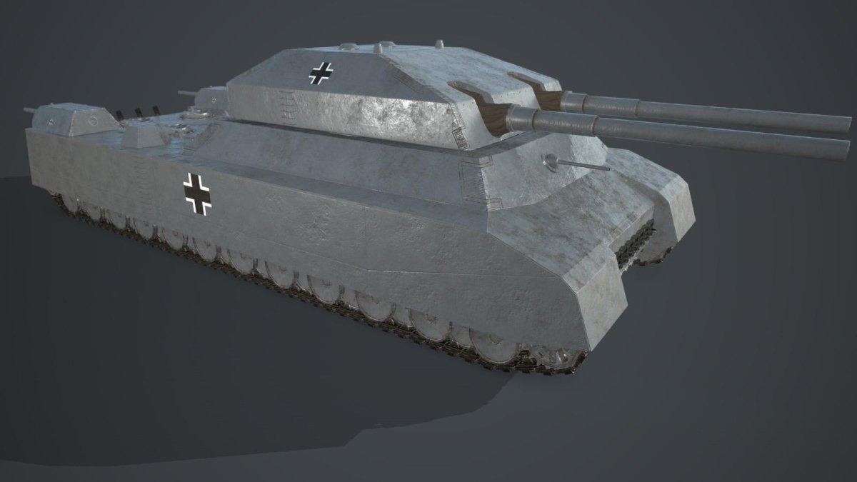 Landkreuzer p1000 Ratte модель