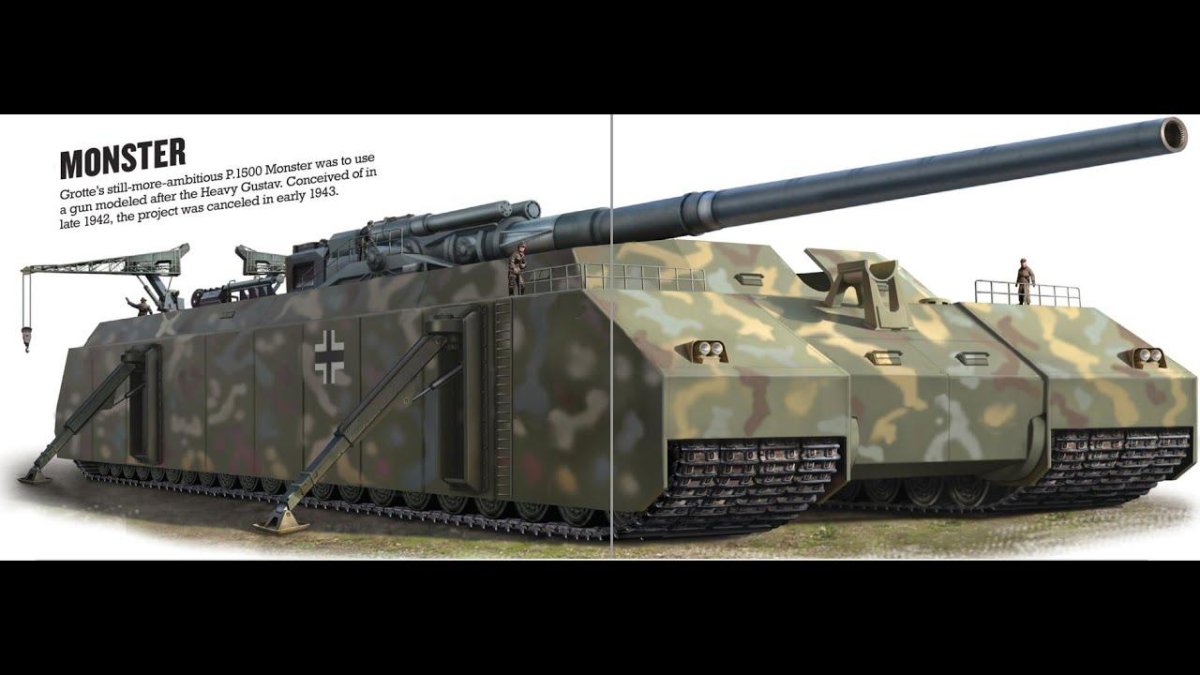 Land Cruiser p1500 Monster сверхтяжелый танк