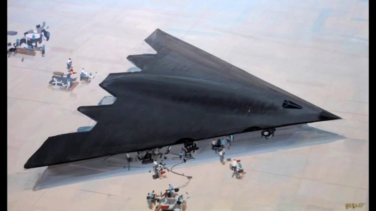 Секретный самолет США tr-3b