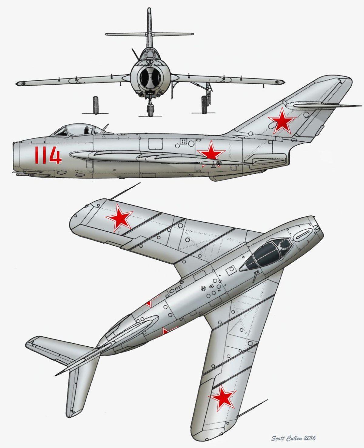 Самолёт миг-15бис