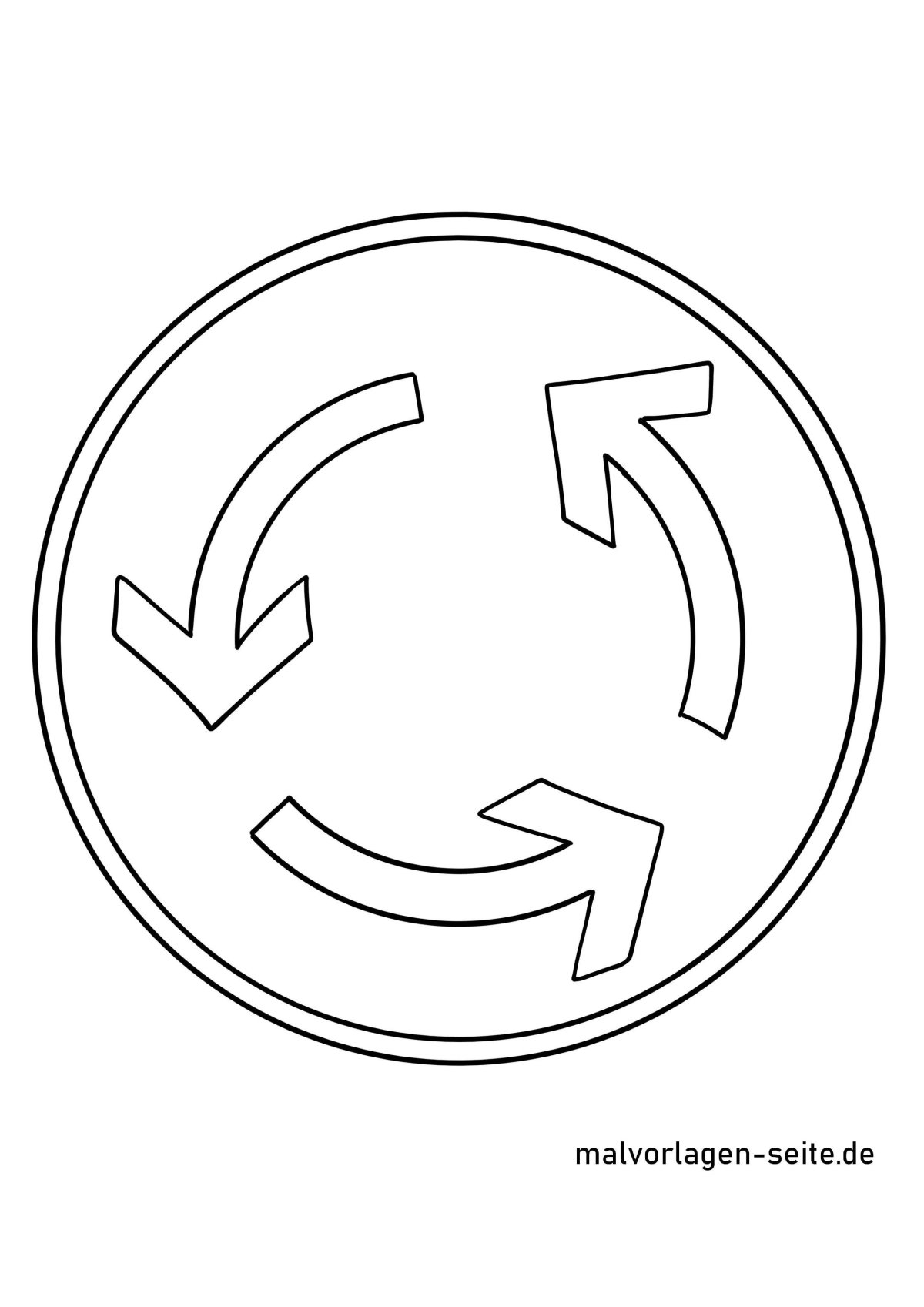 Знаки дорожного движения раскраска