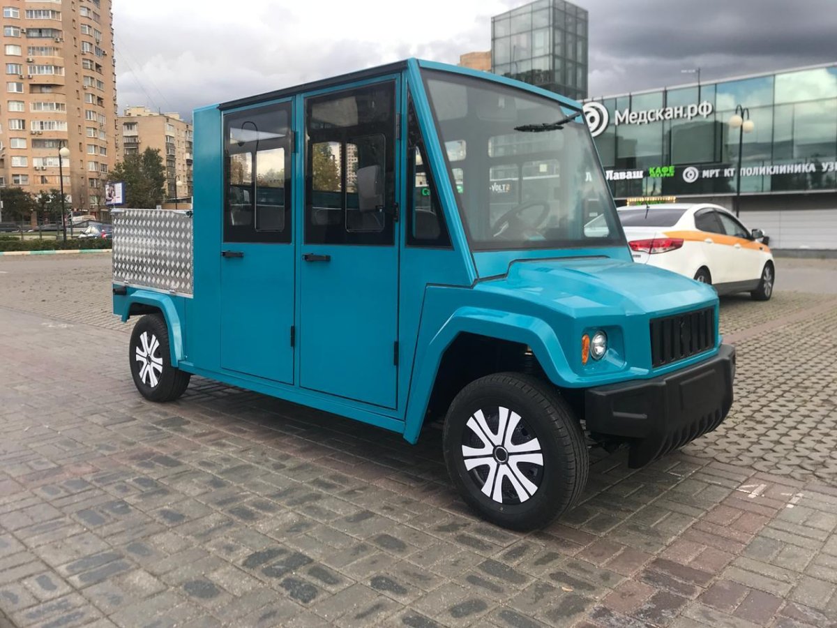 Грузопассажирский электрокар