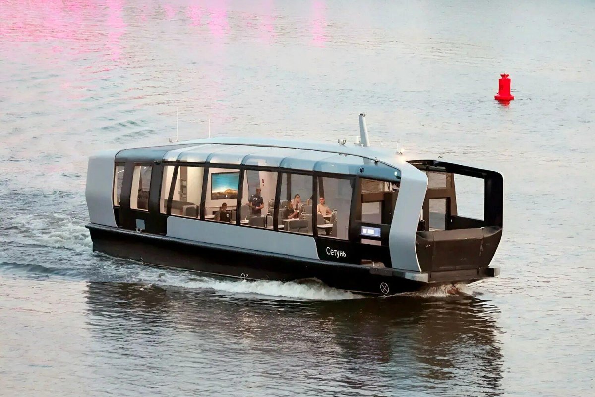Новые речные трамвайчики в Москве