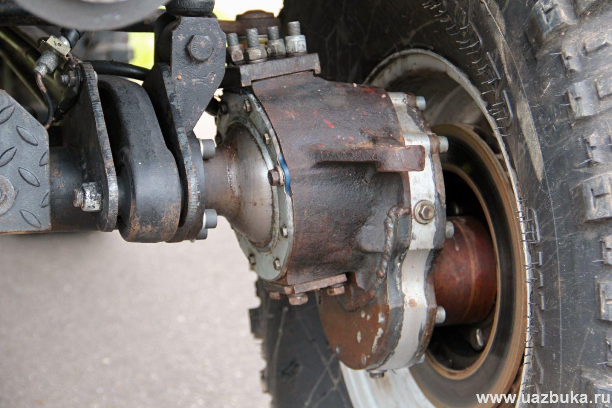 Бортовые редуктора на УАЗ 469