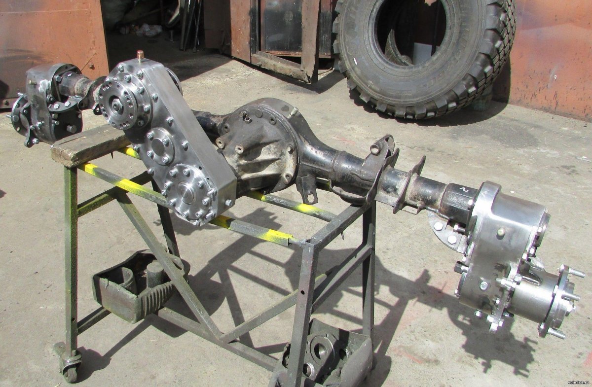Проходной редуктор 6х6 УАЗ