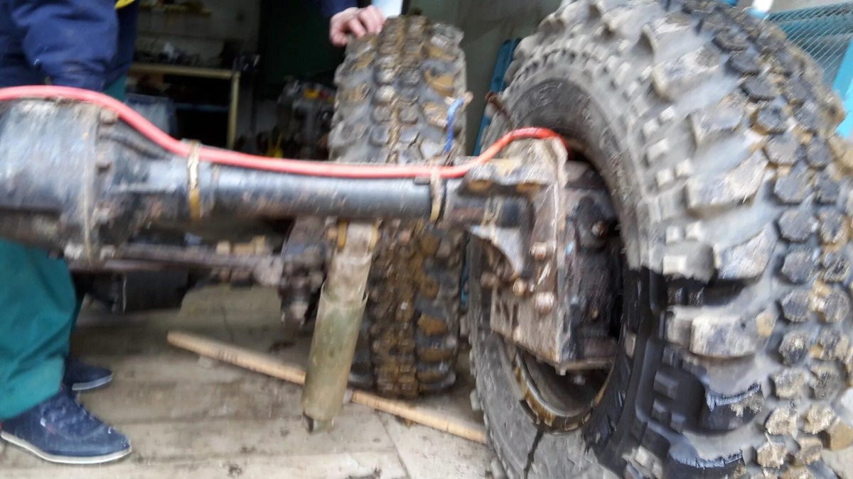 УАЗ С бортовыми редукторами т-40