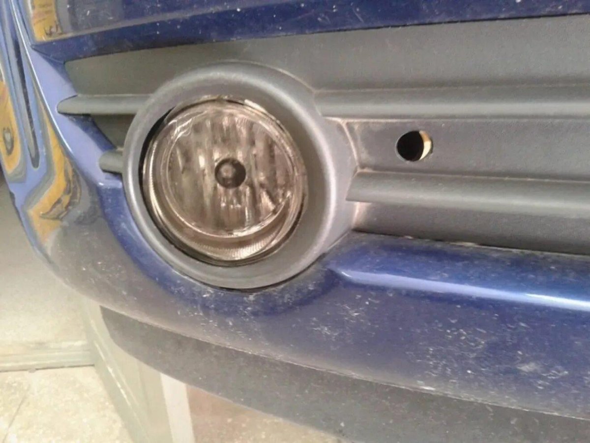 Установка лед туманок на Опель корсу д