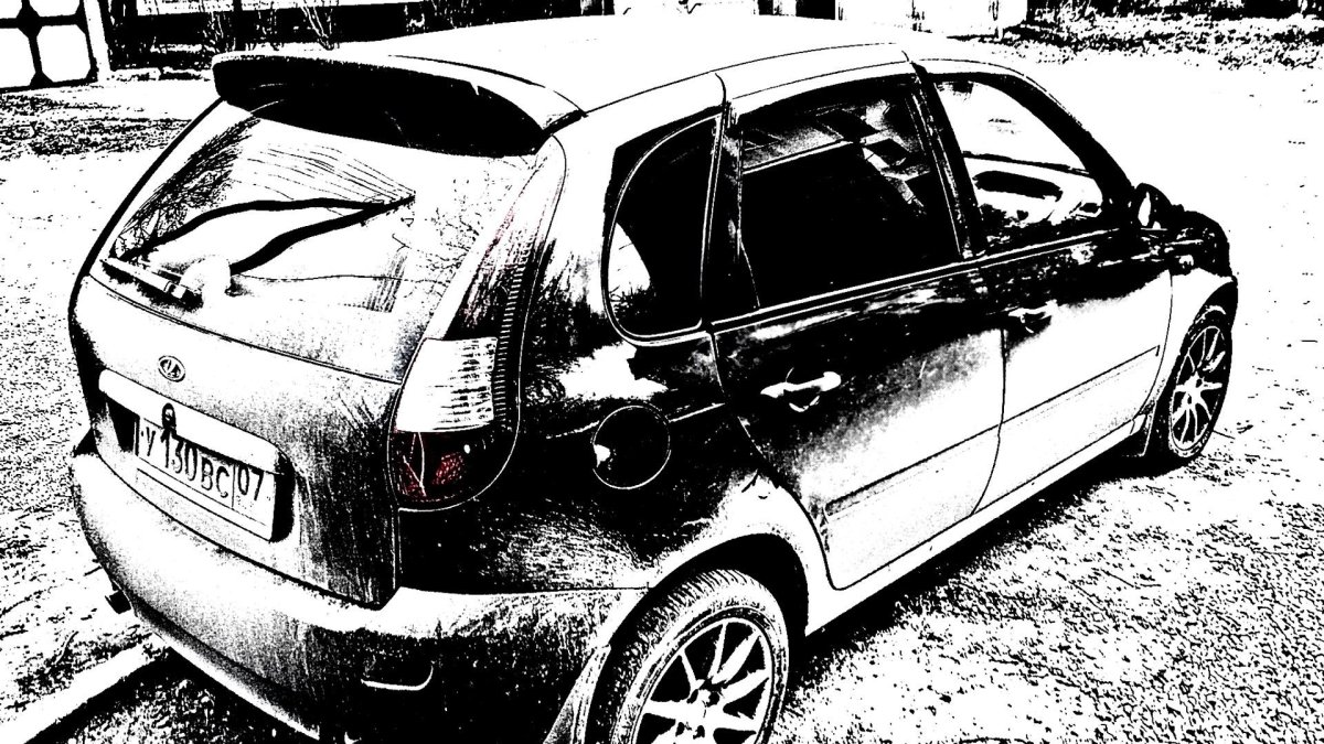 Лада Калина чб