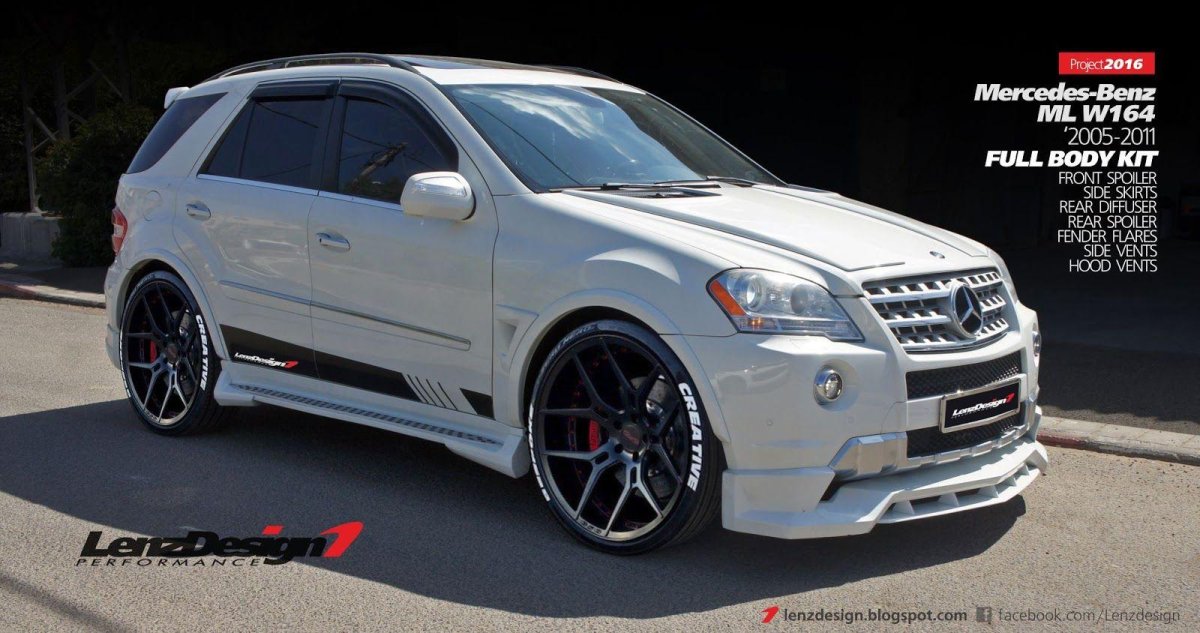 AMG ml63 w164 обвес
