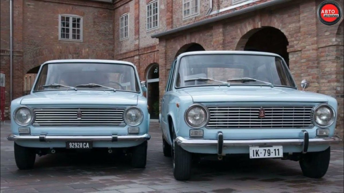 Фиат 124 и ВАЗ 2101