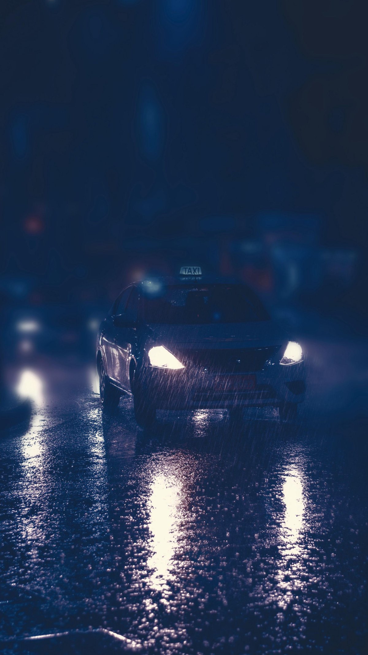 Машина ночью