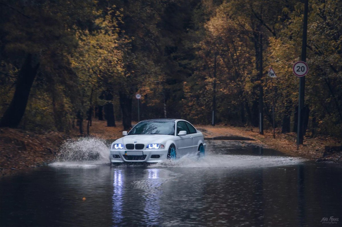 BMW e46 autumn