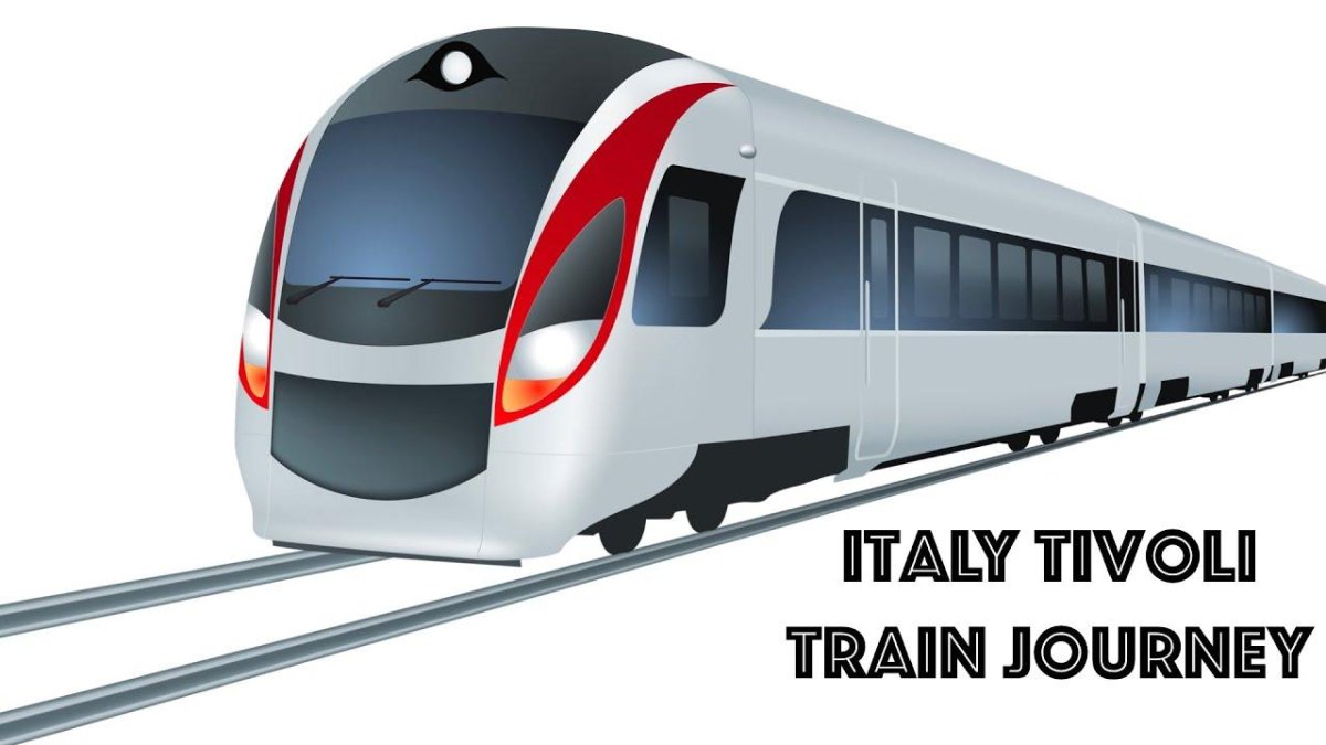 Поезд на белом фоне