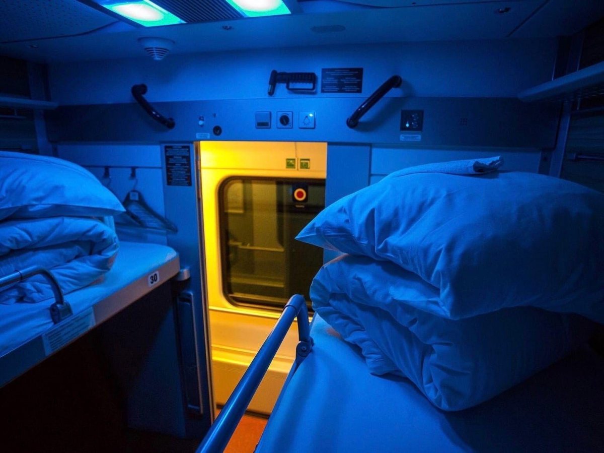 Купе в поезде