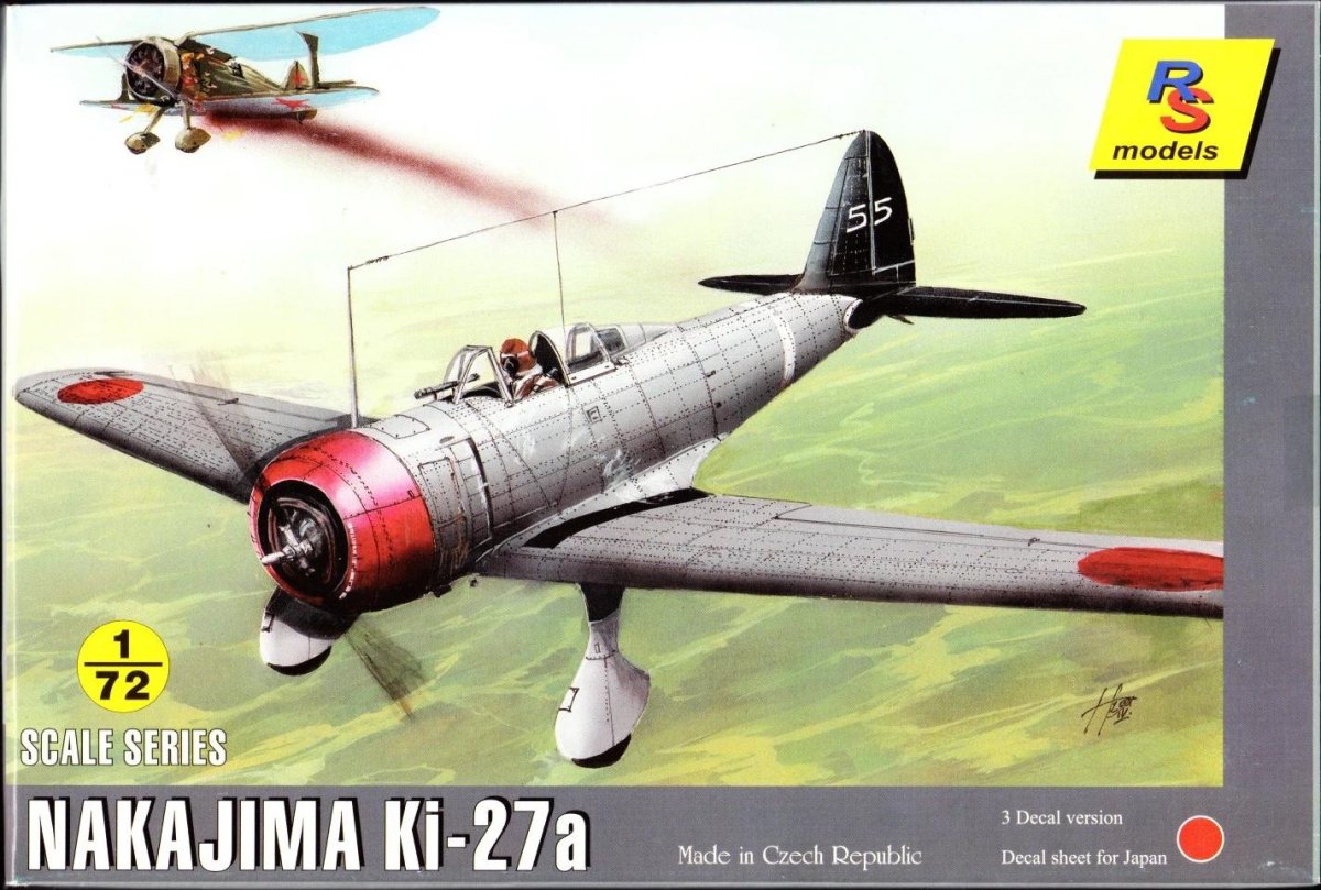 Ki-27a японский истребитель