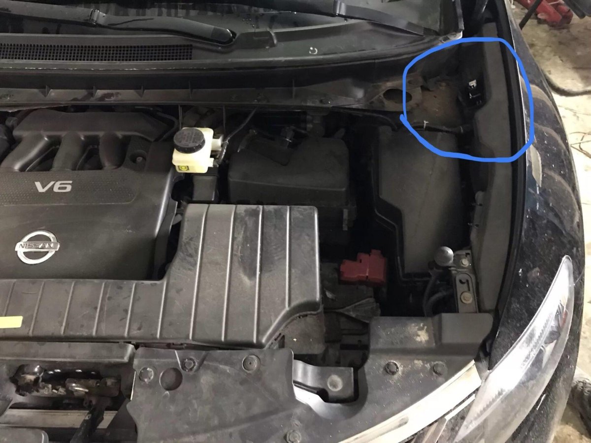 Murano z51 под капотом