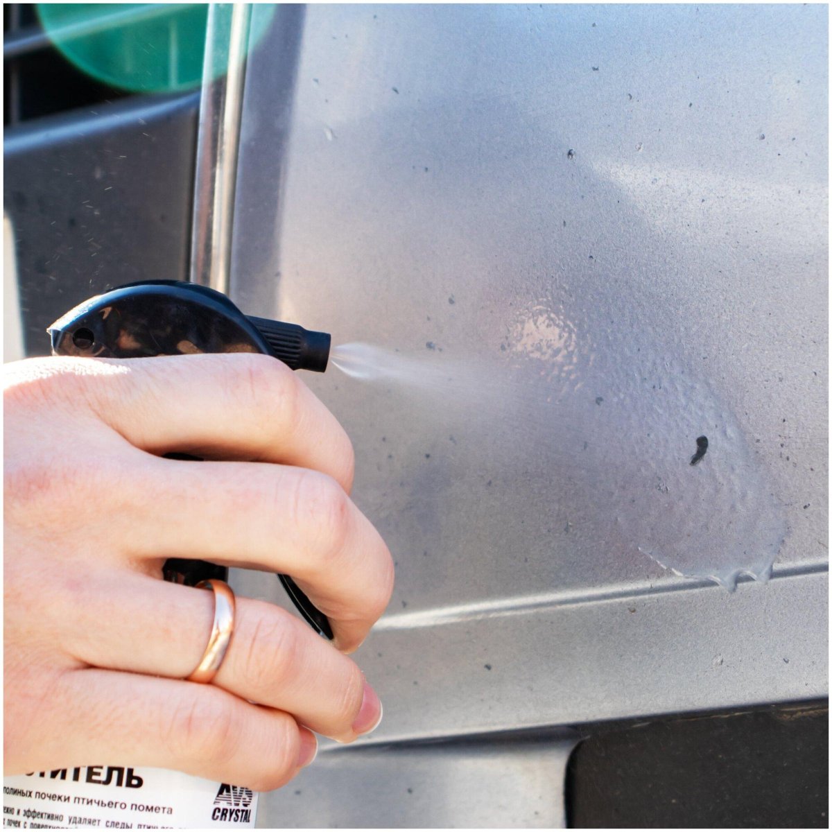 AVS очиститель от тополиных почек и птичьего помета