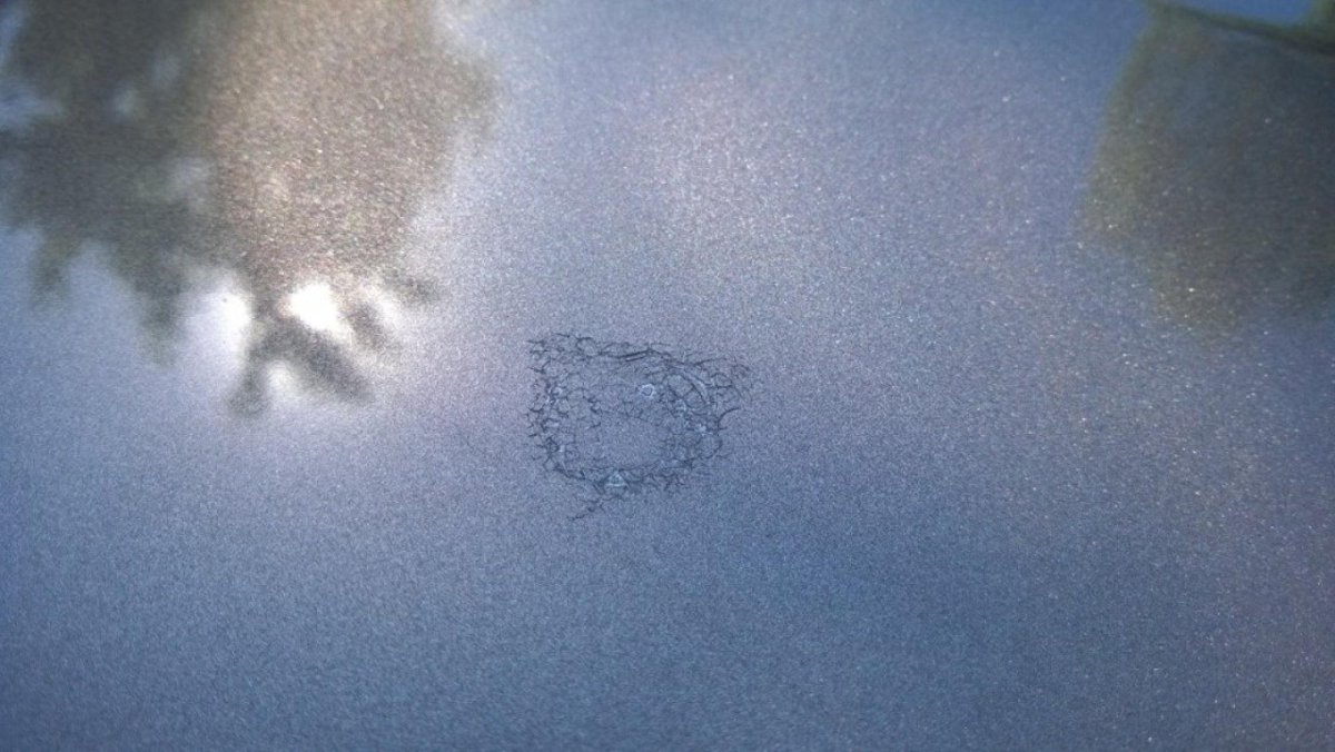 Пятна на краске автомобиля