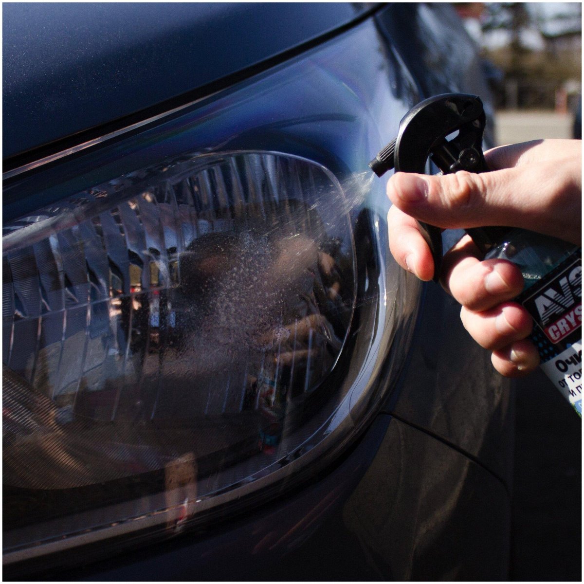 Следы от насекомых на лаке авто