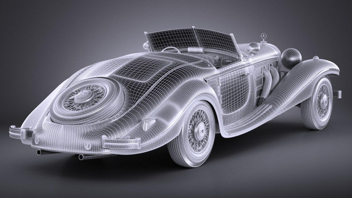 Mercedes Benz 540k Art