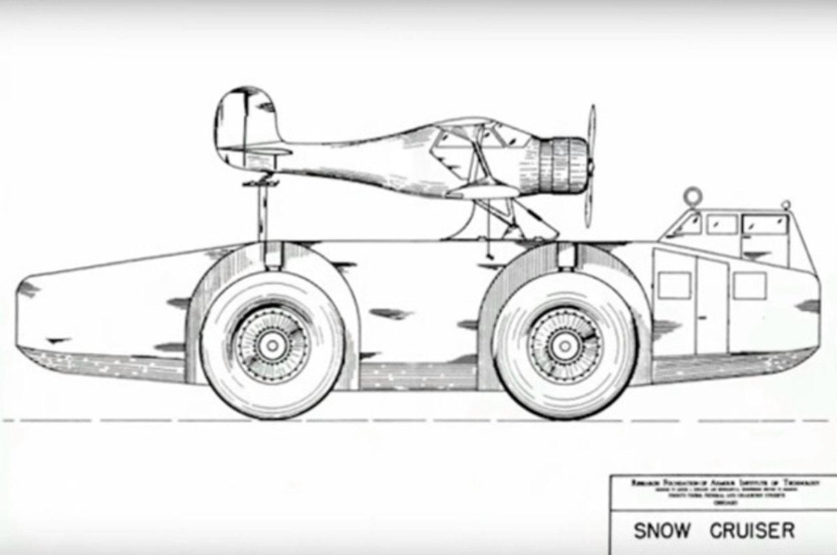 Antarctic Snow Cruiser 1939 чертеж