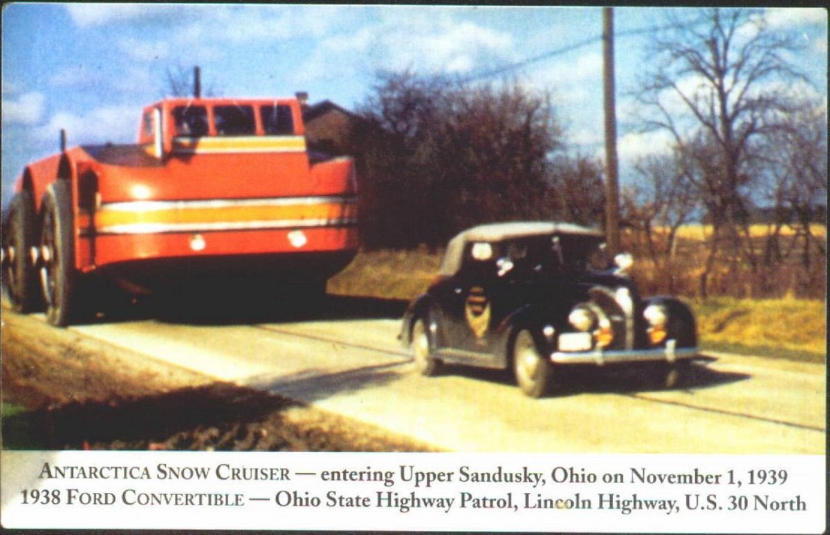 Antarctic Snow Cruiser 1939 чертеж