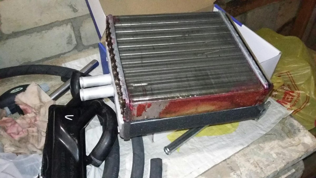 Радиатор печки Нива Шевроле