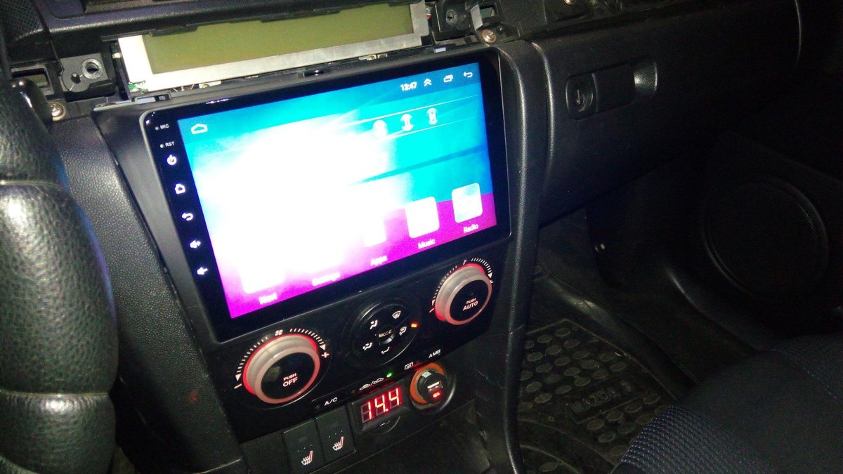 Мазда 3 магнитола андроид