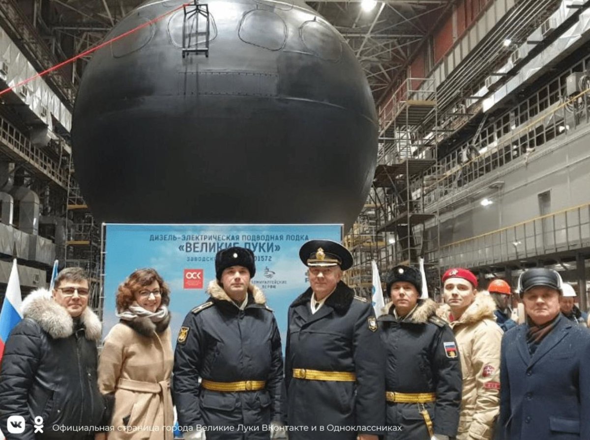 Спуск подводной лодки Адмиралтейские верфи