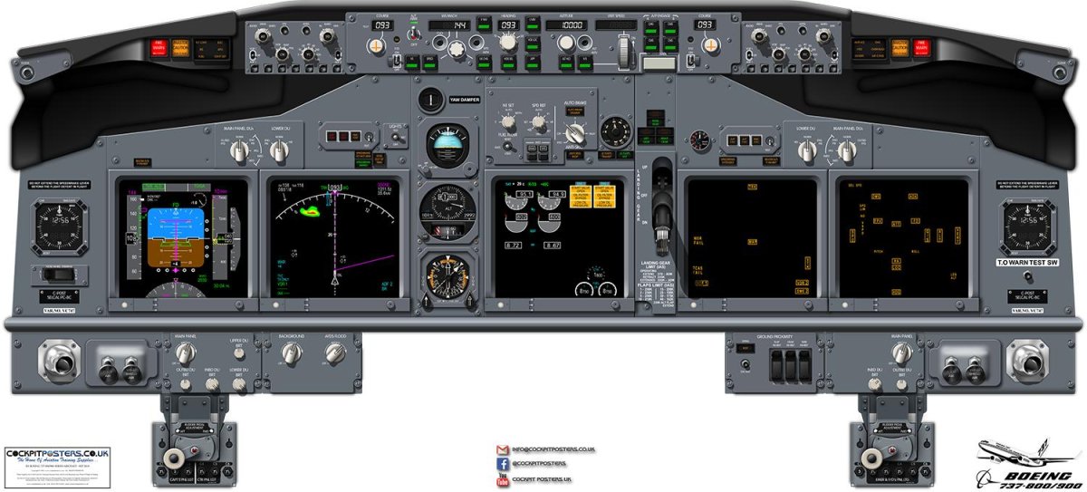 Боинг 737 ng кабина