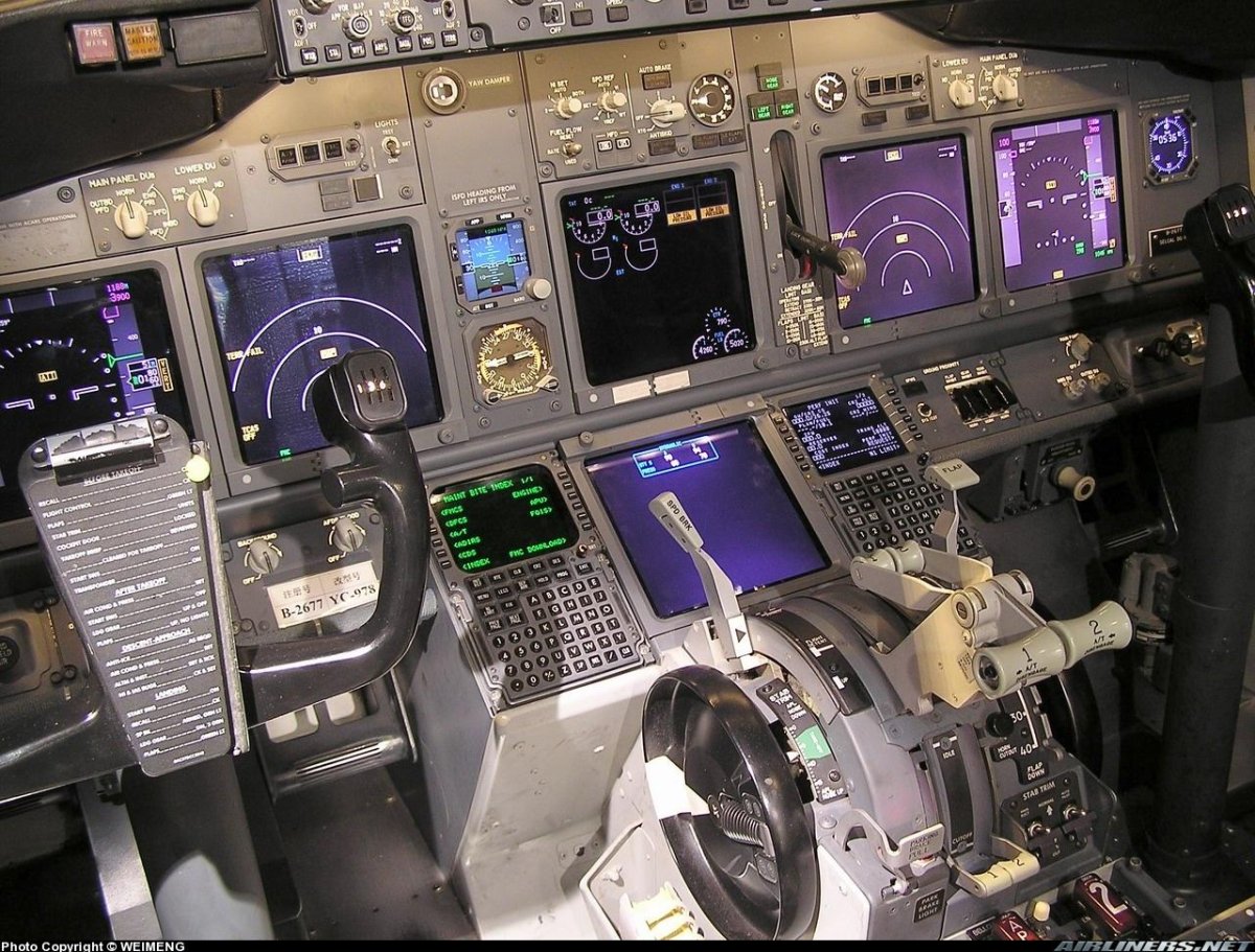 Boeing 737-800 кабина