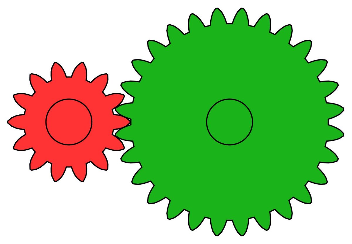 Вращающиеся шестеренки