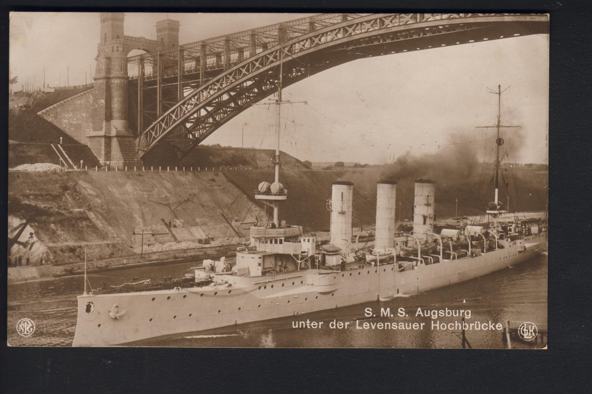 Крейсер Аугсбург 1914