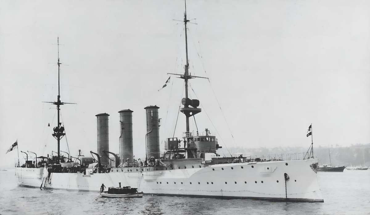 Бронепалубный крейсер Рейна Рехенте