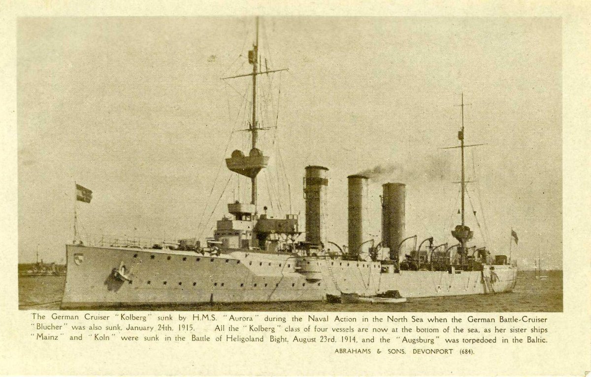 Бронепалубные крейсера типа «Кольберг»