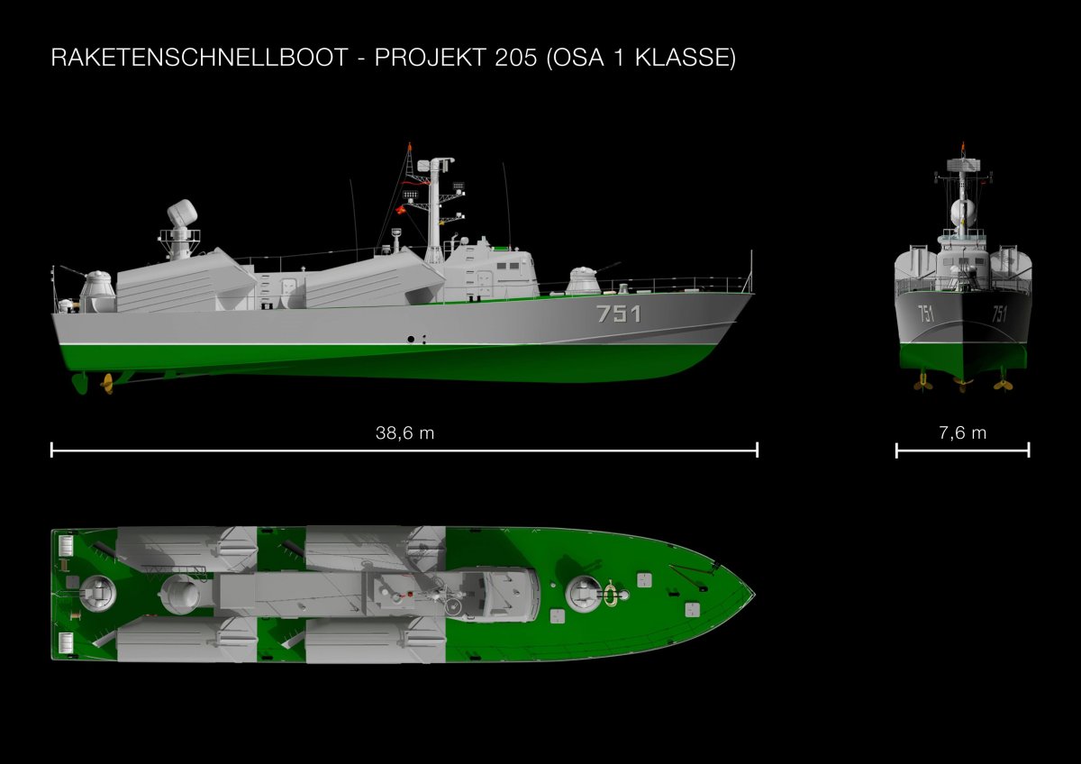 Ракетный катер Оса проект 205