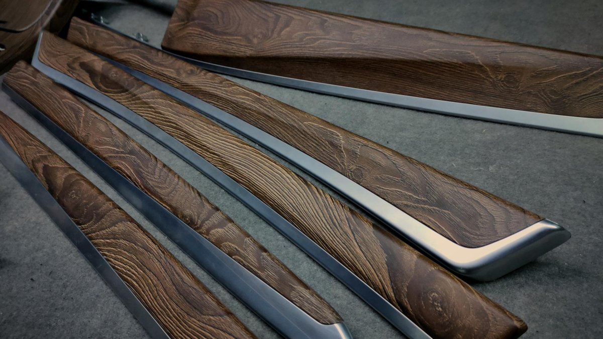 Аквапринт матовое дерево