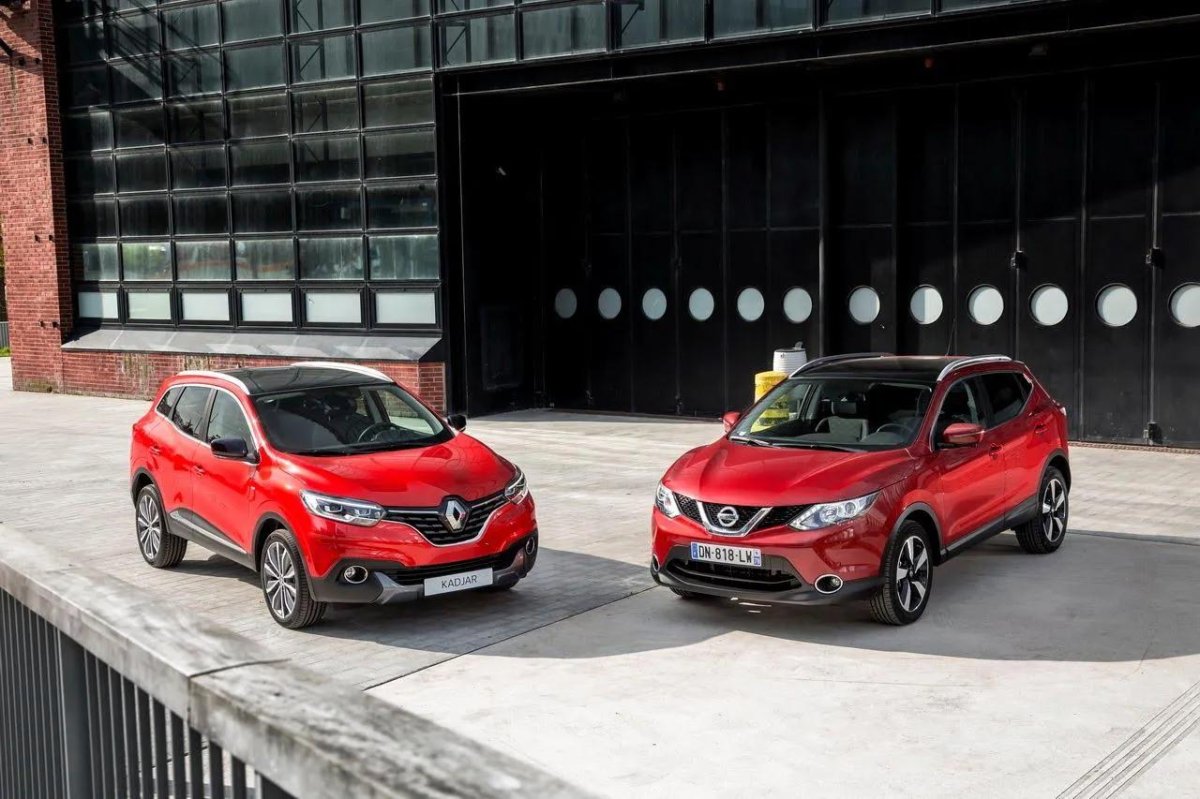 Renault Captur и Nissan Qashqai