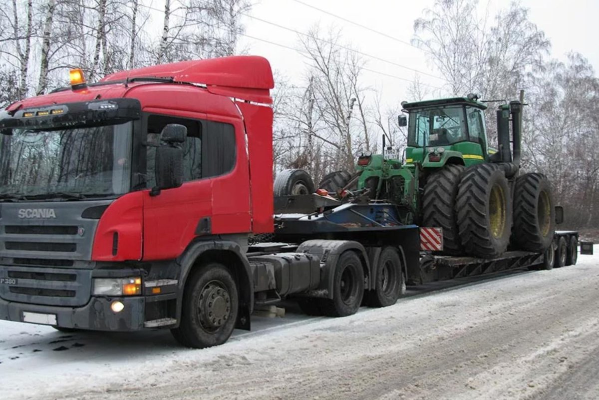 Scania r380 с тралом