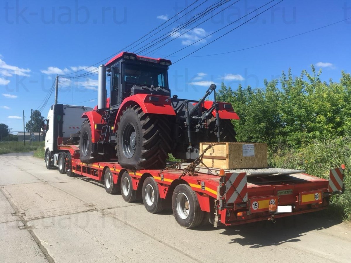Перевозка МТЗ 82 на трале