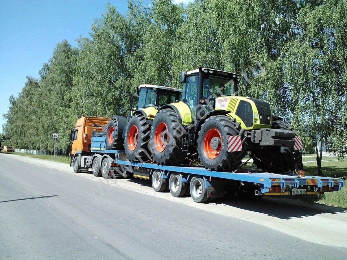 Перевозка трактора