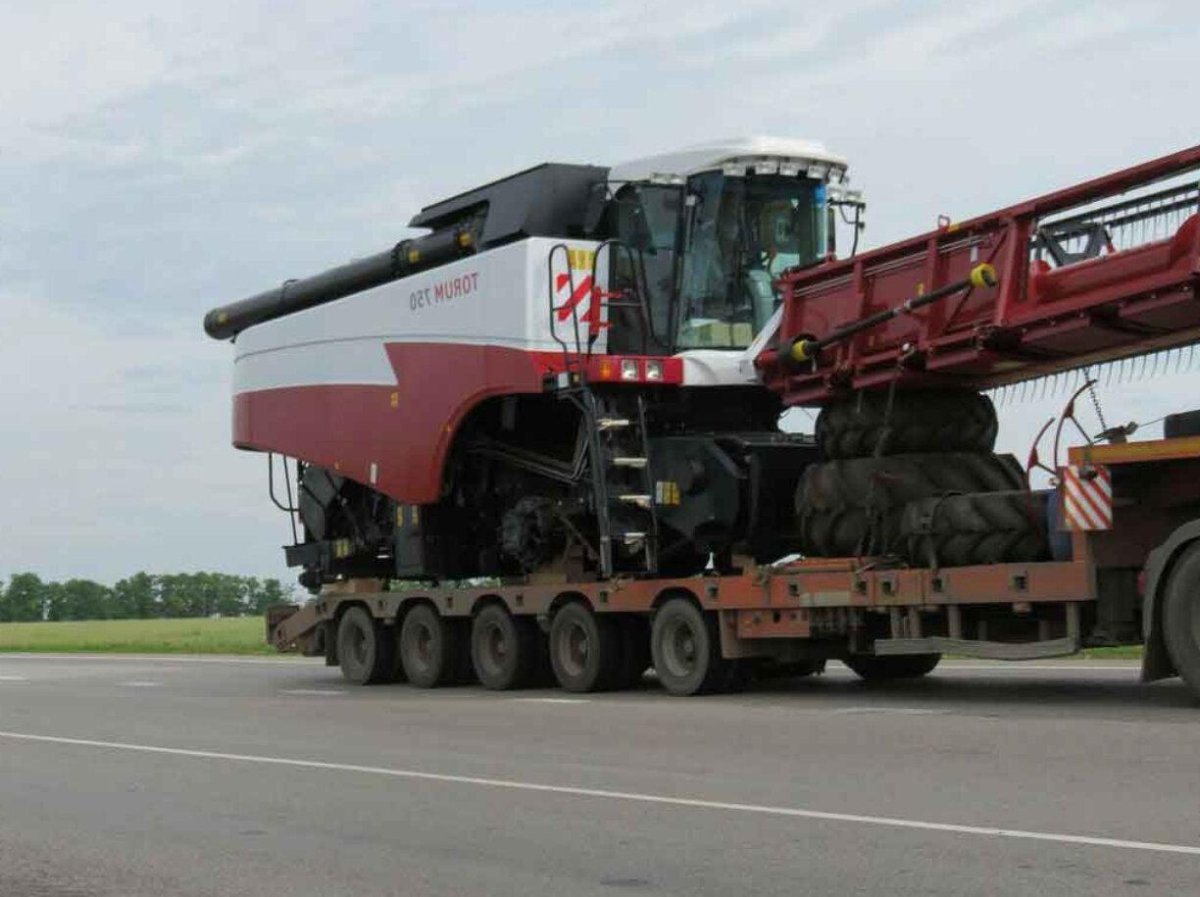 Акрос 580 на трале