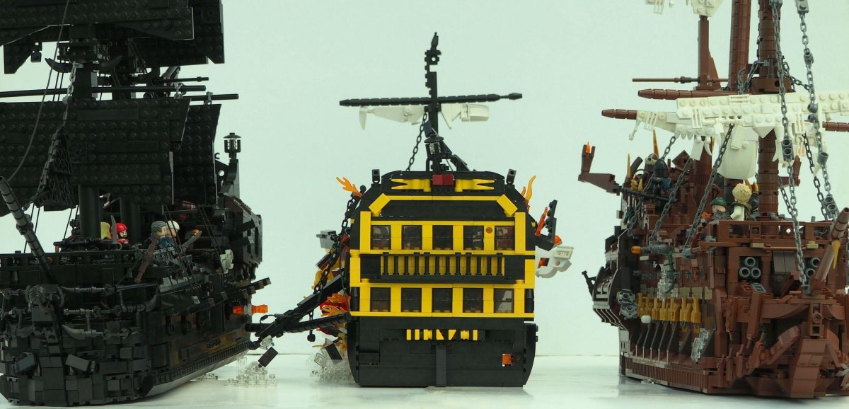 Лего пираты Карибского моря Летучий голландец