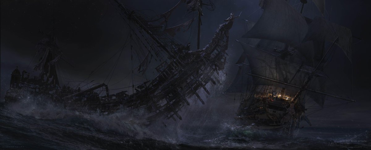 Пираты Карибского моря корабль Салазара