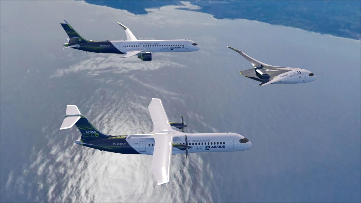 Водородный самолет Airbus