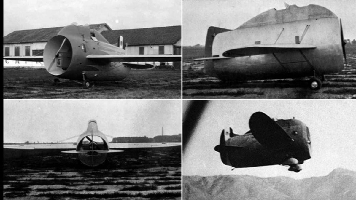 Самолет-бочка Stipa-Caproni