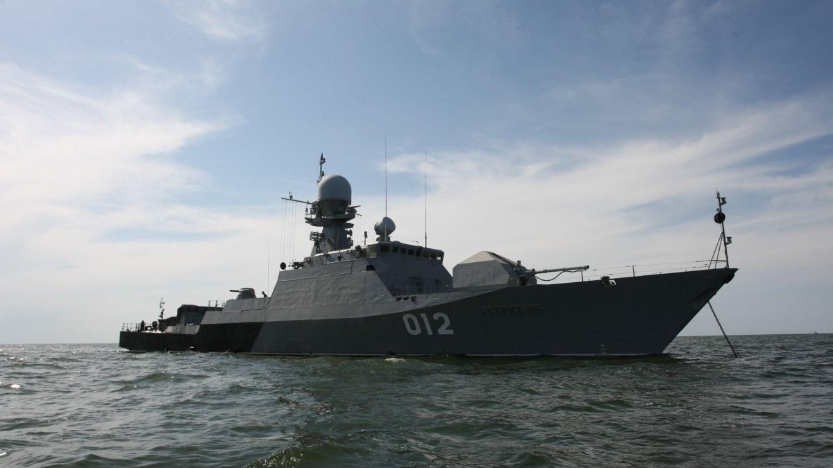 Корабль Астрахань Каспийской флотилии